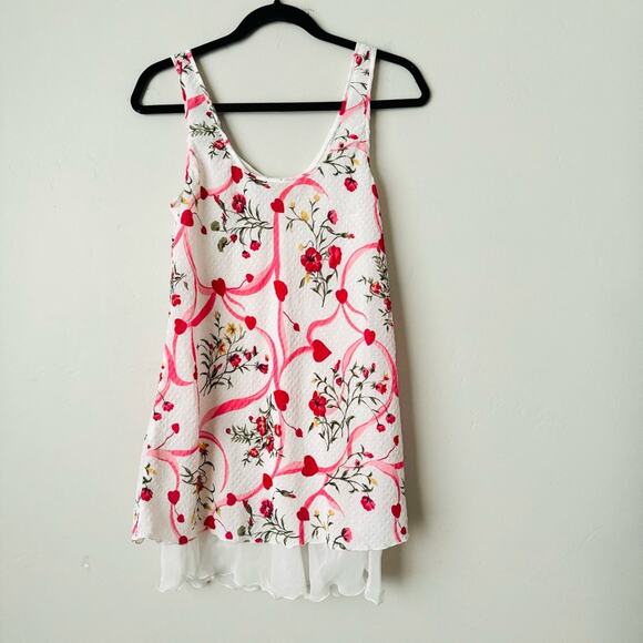 Victoria's Secret gold label Floral Heart Robe Pink Flutter Sleeve & gown - Picture 12 of 13